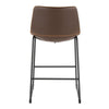 Duke - 26" Fixed-Height Stool - Black Metal