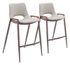 Desi - Counter Stool (Set of 2) Walnut Legs