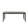 Lisbon - Rectangle Dining Table - Gray