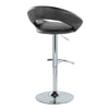 Posh - Adjustable Barstool With Swivel - Chrome Metal (Set of 2)