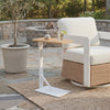 Pebble Side Table White