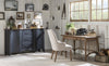 Vintage Market 52-inch Spindle Base Writing Desk — Barnwood Oak