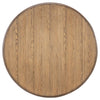 Vintage Market 60-inch Round Dining Table — Barnwood Oak and Picket Fence