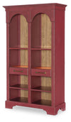 Vintage Market Arched Bookcase — Barnwood Oak and Spiced Apple