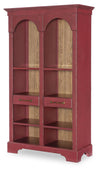 Vintage Market Arched Bookcase — Barnwood Oak and Spiced Apple