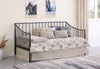Newbury - Metal Twin Daybed Bed Frame - Matte Black