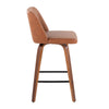Toriano - 26" Fixed-Height Counter Stool (Set of 2) - Dark Brown