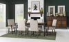 Fenmore 42-inch Leg Dining Table — Mocha and Distressed Cherry
