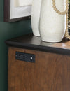 Fenmore Server — Mocha and Distressed Cherry