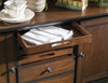 Fenmore Server — Mocha and Distressed Cherry