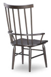 Fenmore Spindle Arm Chair — Set of 2 — Mocha and Distressed Cherry