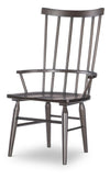 Fenmore Spindle Arm Chair — Set of 2 — Mocha and Distressed Cherry