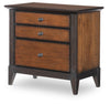 Fenmore Nightstand — Mocha and Distressed Cherry