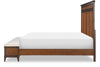 Fenmore Panel Bed with Storage Bench — King / Mocha and Distressed Cherry