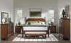 Fenmore Poster Bed — King / Mocha and Distressed Cherry
