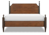 Fenmore Poster Bed — King / Mocha and Distressed Cherry
