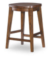 Fenmore Counter Height Stool — Mocha and Distressed Cherry