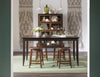 Fenmore Display Cabinet — Mocha and Distressed Cherry