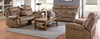 Reclining Sofa With Ddt & Drawer Knoxville Brown