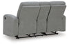 Gauntlet Reclining Loveseat with Console