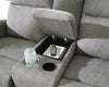 Gauntlet Reclining Loveseat with Console