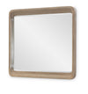Melrose Rectangular Mirror — Cloud White and Desert Oak