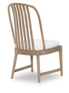 Melrose Spindle Back Side Chair — Set of 2 — Cloud White and Desert Oak