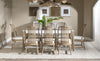 Melrose 40-inch Rectangular Dining Table — Cloud White and Desert Oak