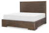 Architect Panel Bed — King / Onyx
