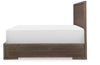 Architect Panel Bed — King / Onyx