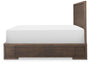 Architect Panel Bed W. 2 Side Storage — King / Onyx