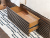 Architect Bookcase Bed W. 1 Side Storage — King / Onyx
