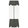 Colby - Engineered Wood C-Shaped Side Table - Weathered Gray