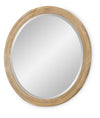 Torrance Round Mirror — Aged Driftwood
