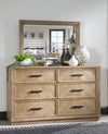 Torrance Rectangular Mirror — Aged Driftwood