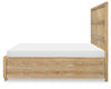 Torrance Panel Storage Bed — King / Aged Driftwood