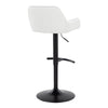 Daniella - Adjustable Barstool With Swivel - Black Metal (Set of 2)