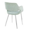 Margarite - Dining / Accent Chair - Chrome Metal (Set of 2)