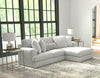 Logan - Upholstered Sectional With Comfort Coil Seating And Accent Pillows Included