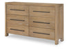 Horizons - 6 Drawers Dresser - Weathered Oak