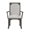 Lisbon - Dining Arm Chair (Set of 2) - Gray