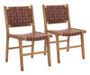 Feder - Dining Chair (Set of 2) - Brown