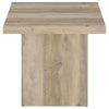 Devar - Square Engineered Wood End Table - Distressed Pine