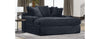 Jumbo Mega Chaise With Cup Holders, Usb-C Onyx