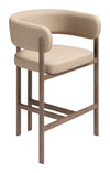 Ruge Counter Stool Beige — Set of 2