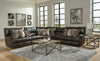 Como - 5 Piece Italian Leather Match Reclining Sectional