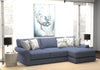 Cape May - Sofa Chaise With Comfort Coil Seating And 5 Accent Pillows Included