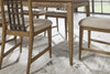 Beacon Hill 42-inch Rectangular Dining Table W Leaf — Dusted Barley