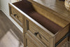 Beacon Hill 66-inch Dresser — Dusted Barley