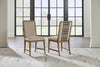 Beacon Hill Upholstered Back Side Chair — Set of 2 — Dusted Barley